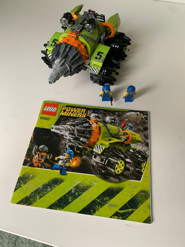 Lego Power Miners 8960 Thunder Driller, Gebruikt, Overige thema's, Lego, Ophalen of Verzenden