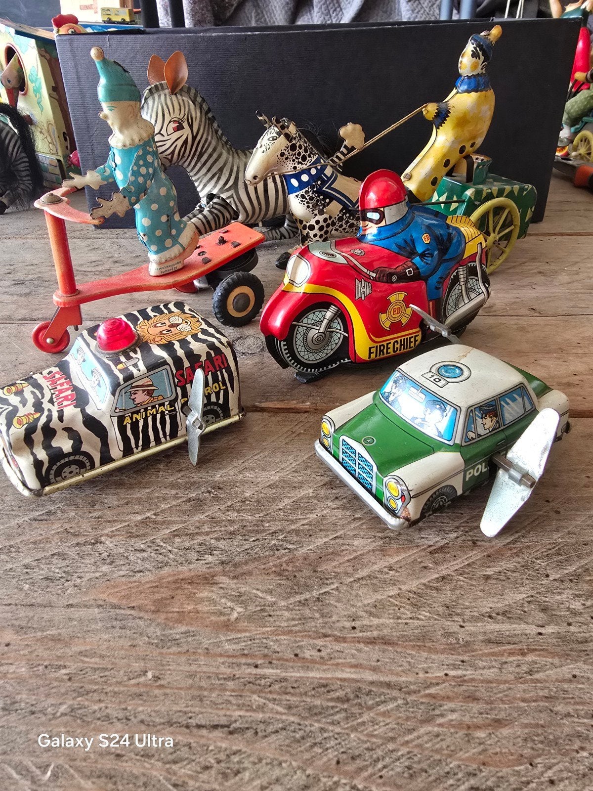6x Antieke Blikken speelgoed, Ophalen of Verzenden