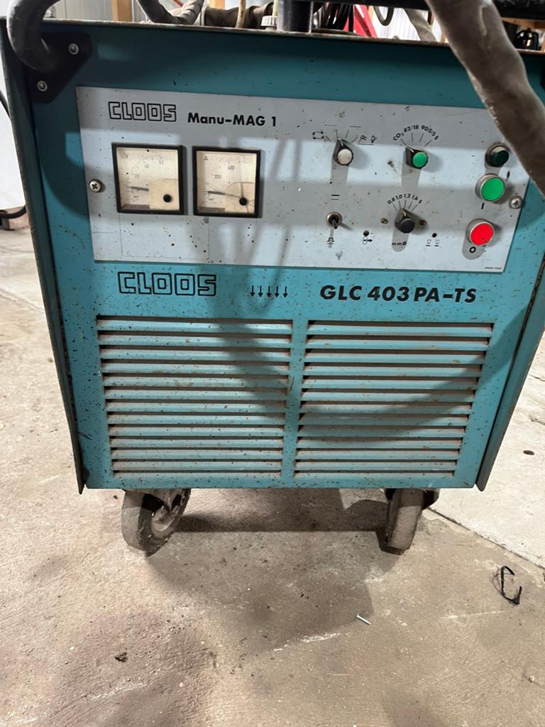 Cloos glc 403 pa-ts, Ophalen