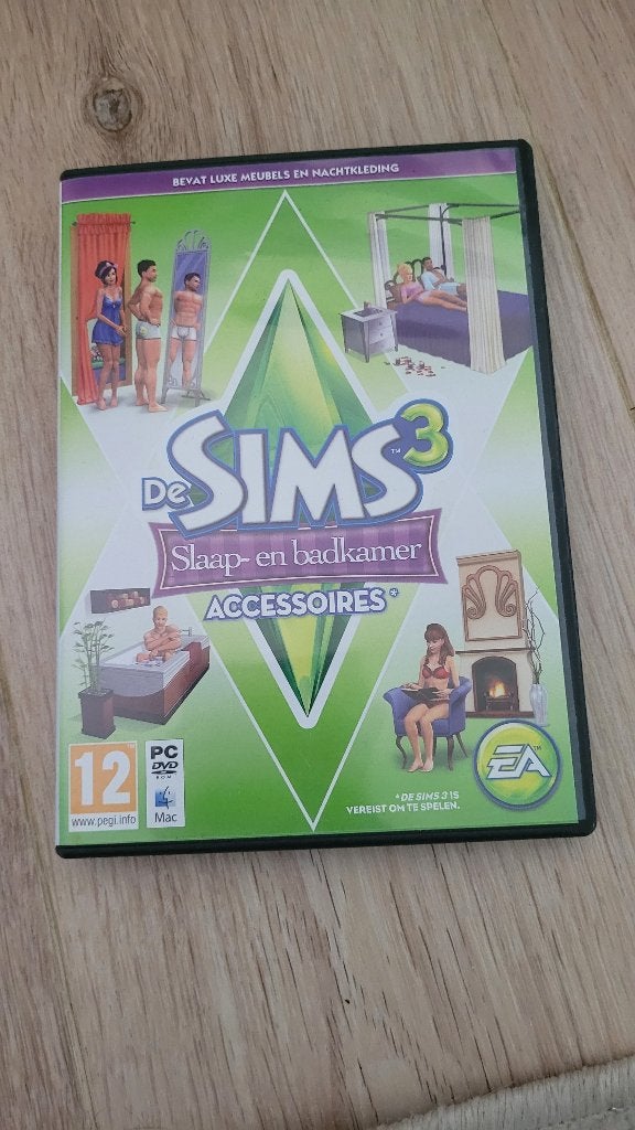 Sims 3 slaap en badkamer accessoires, 1 speler, Ophalen of Verzenden, Zo goed als nieuw, Vanaf 12 jaar