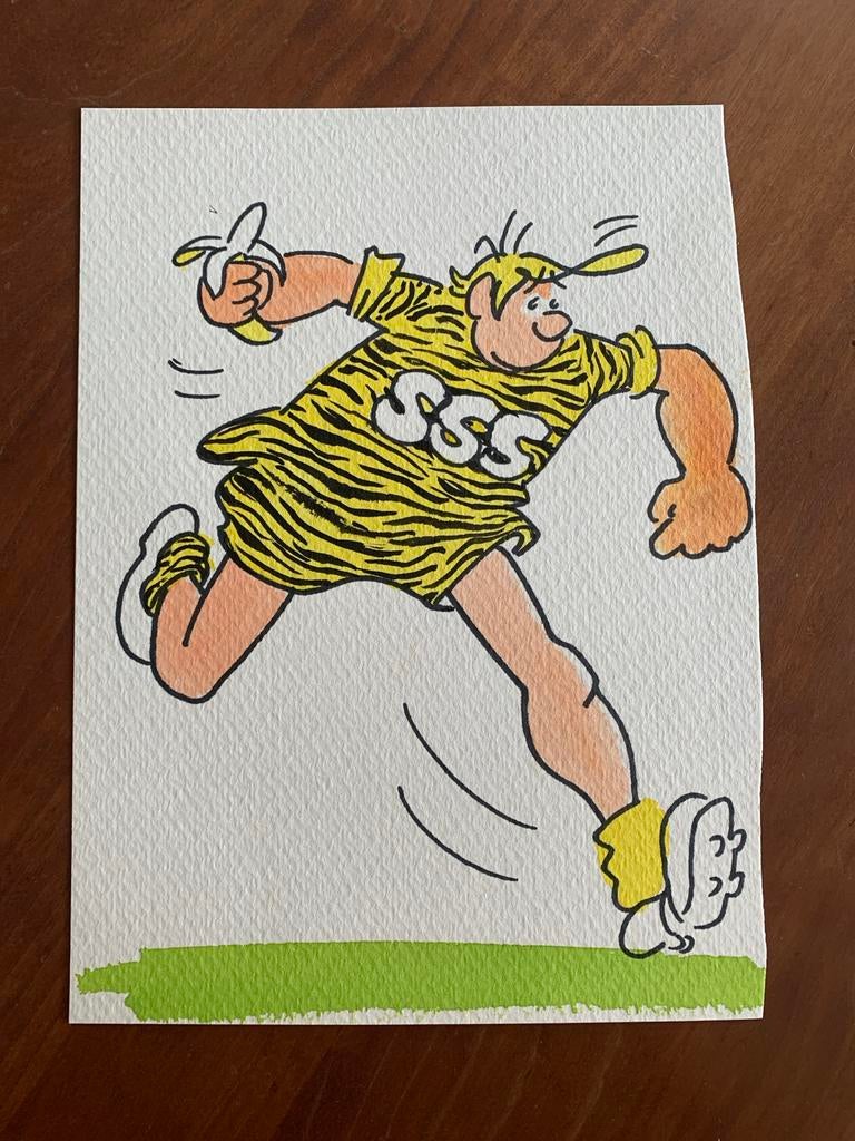 Originele handgeschilderde illustratie van Appie Happie, Ophalen of Verzenden