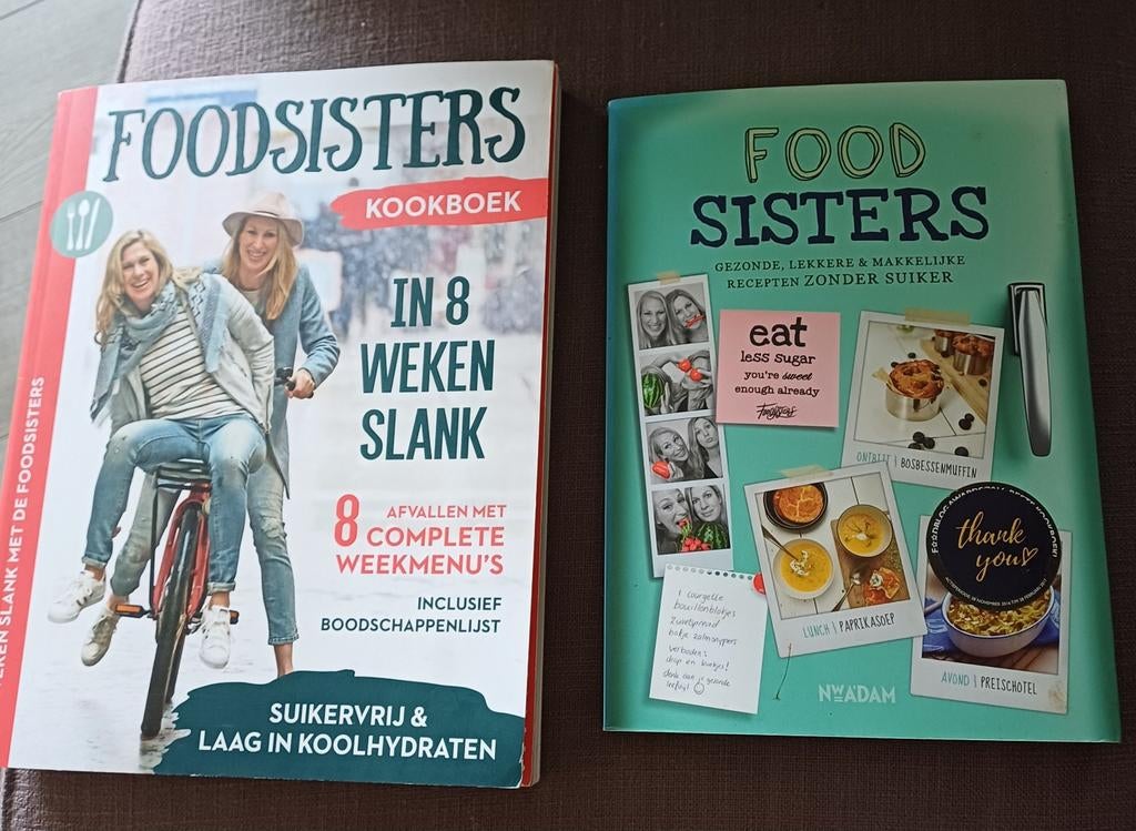 Foodsisters in 8 weken slank & Less sugar., Boeken, Gezondheid, Dieet en Voeding, Ophalen of Verzenden, Zo goed als nieuw