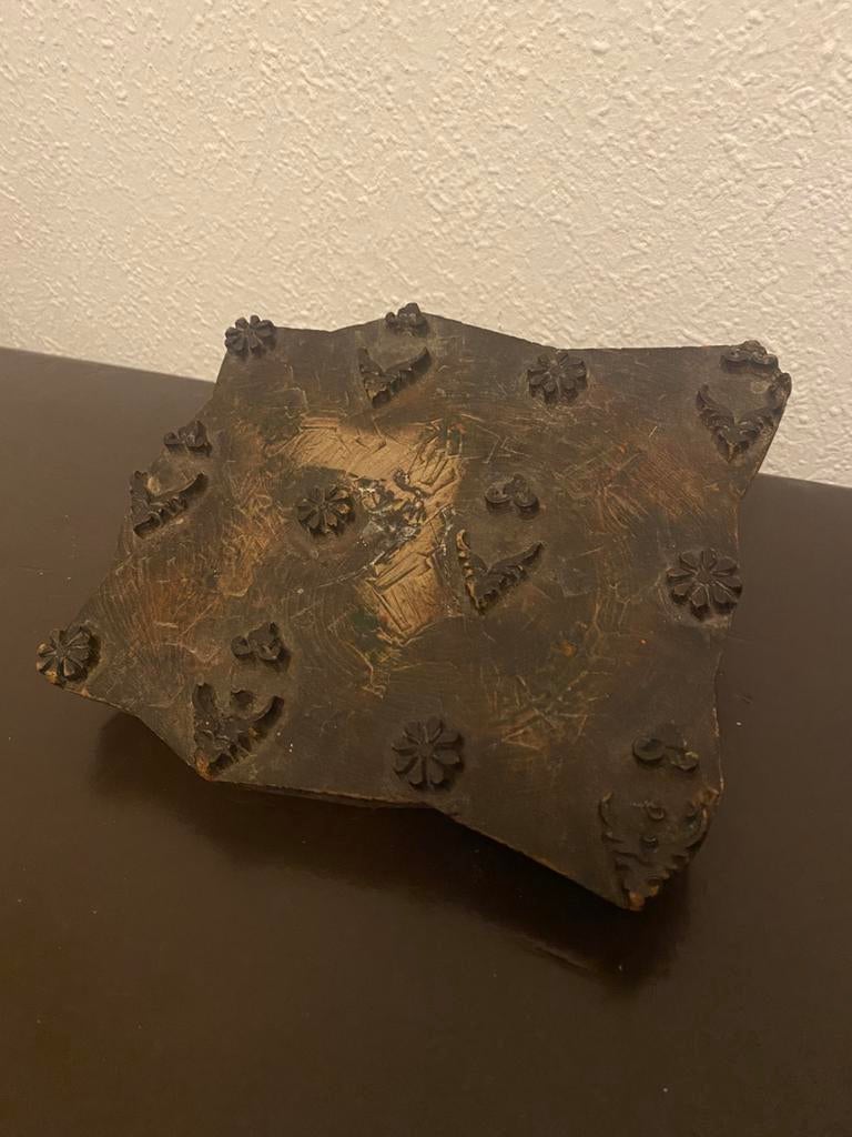Prachtige antieke batik stempel, Ophalen of Verzenden