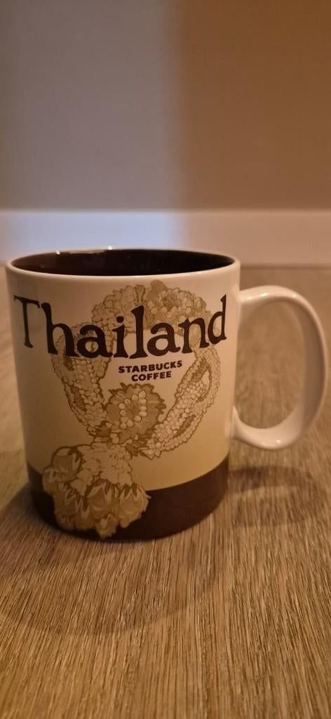 Starbucks mok | 2016 Thailand You Are Here/City‑style, Ophalen of Verzenden, Zo goed als nieuw, Porselein, Kop en/of schotel