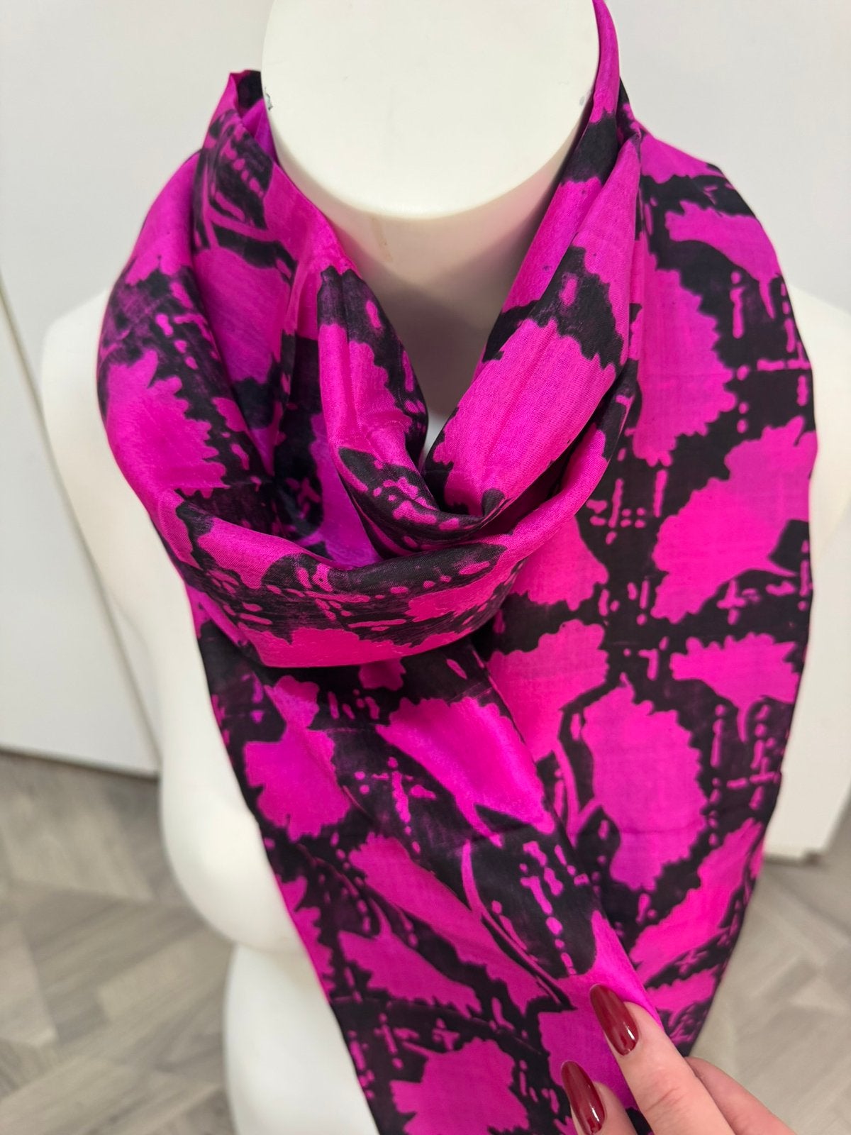 100% zijde sjaal, Kleding | Dames, Verzenden, Nieuw, Sjaal