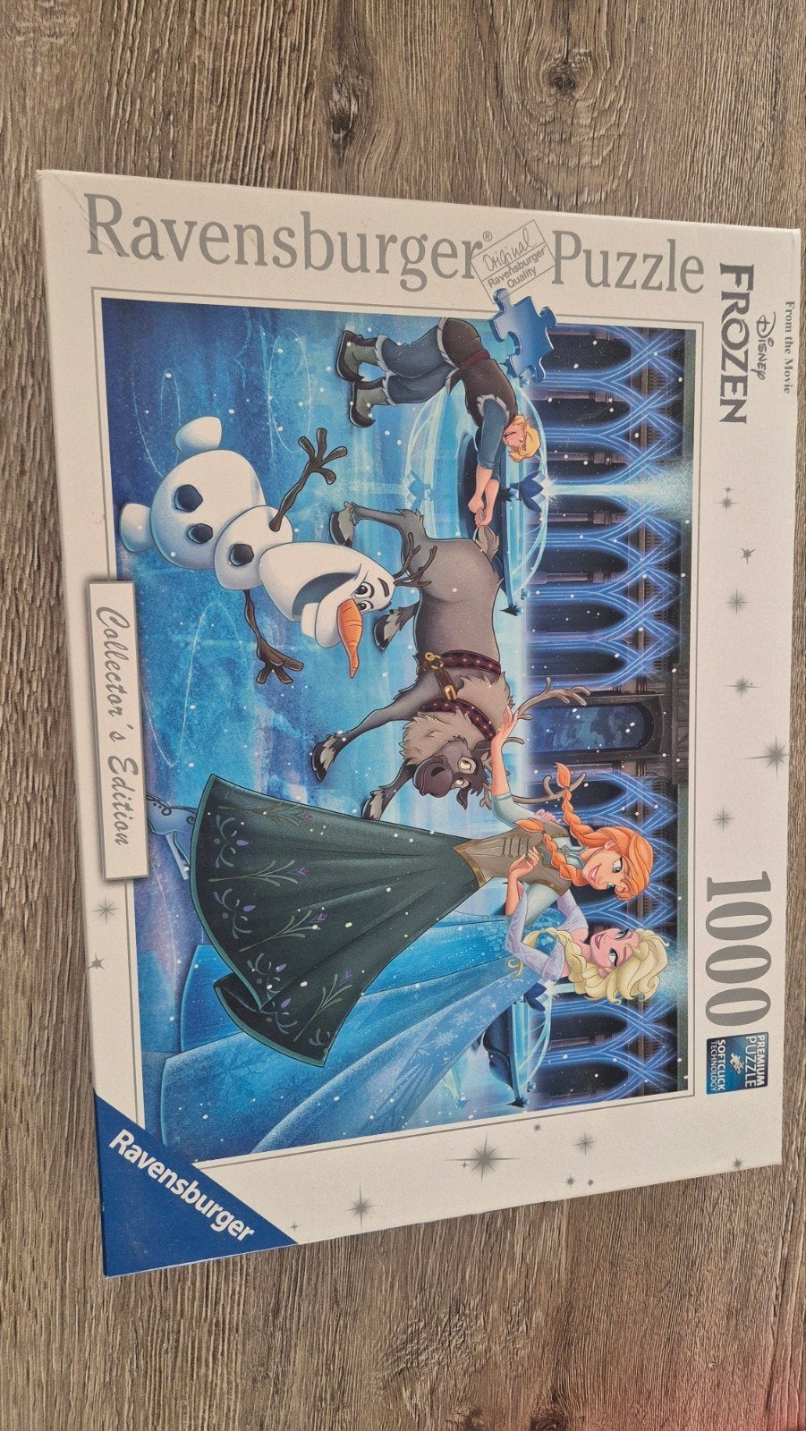 2 Legpuzzels van 1000 stukjes: Frozen en Kroatische kust, Ophalen of Verzenden, 500 t/m 1500 stukjes, Gebruikt, Legpuzzel