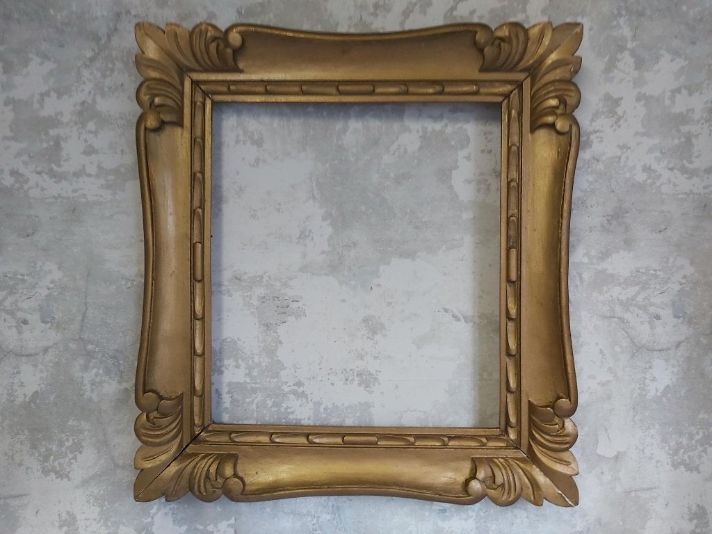 Mooie barokke vergulde houten schilderij lijst, Antiek en Kunst, Ophalen of Verzenden