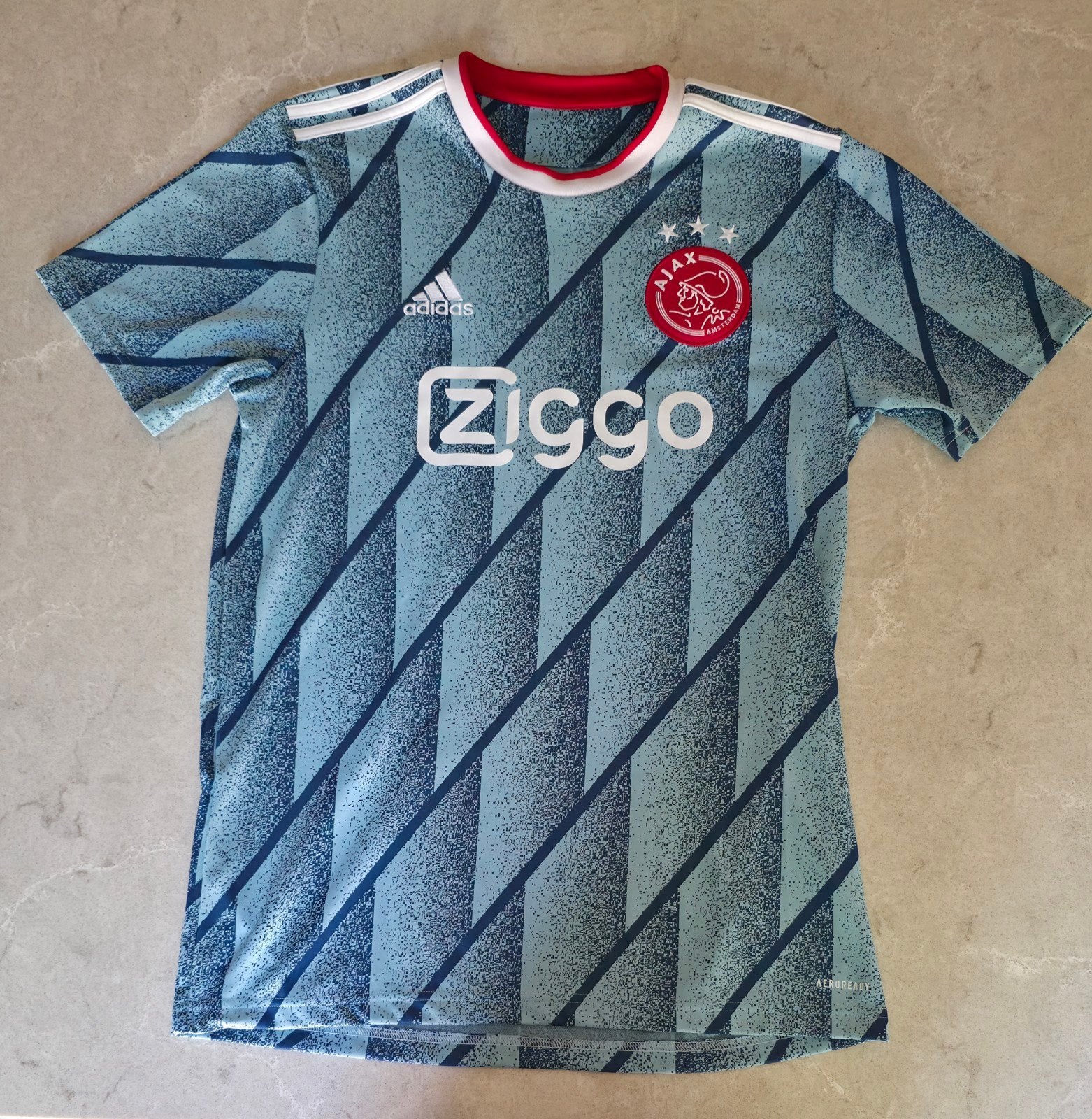 Ajax uit tenue shirt + broekje 20/21 Official maat M, Ophalen of Verzenden