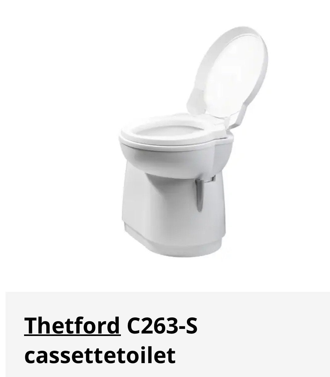 Thetford C263-S cassettetoilet voor camper/caravan, Ophalen, Nieuw