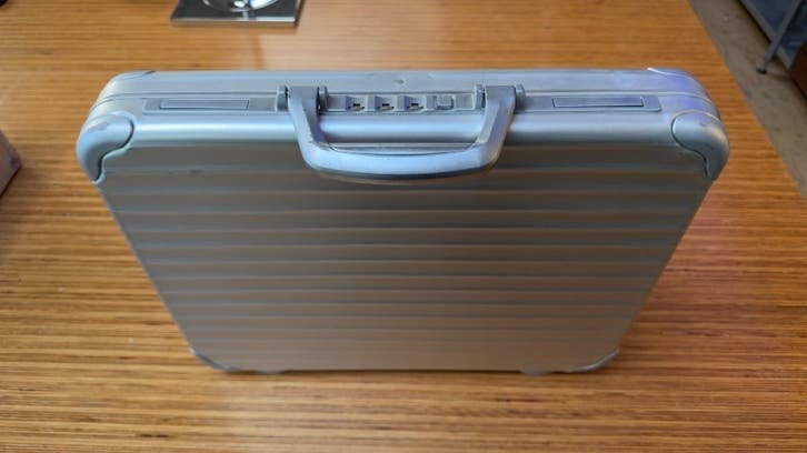 Rimova Aluminium Attachekoffer met Cijferslot, Gebruikt, 50 tot 60 cm, Slot, Ophalen of Verzenden