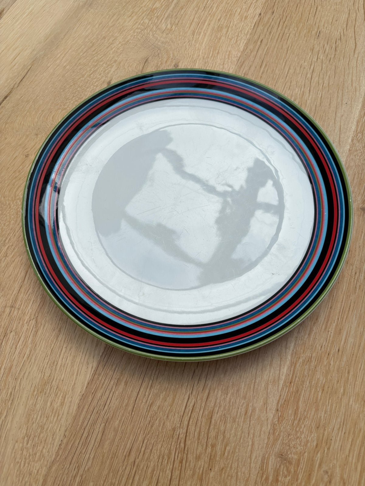 Iittala Origo bord - Kleurrijk en modern design, Gebruikt, Overige merken, Keramiek, Ophalen of Verzenden
