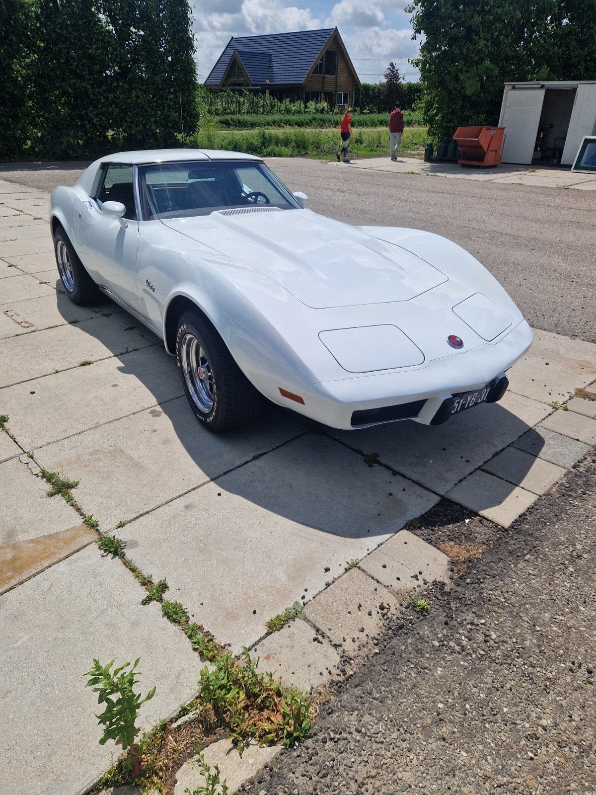 Chevrolet Corvette 5.7 Stingray AUT 1976 Wit, foto 4