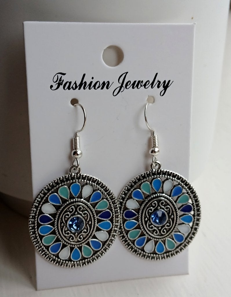 Oorbellen bohemian - boho - ibiza - hippie - stijl, Sieraden, Tassen en Uiterlijk, Oorbellen, Overige materialen, Hangers, Nieuw