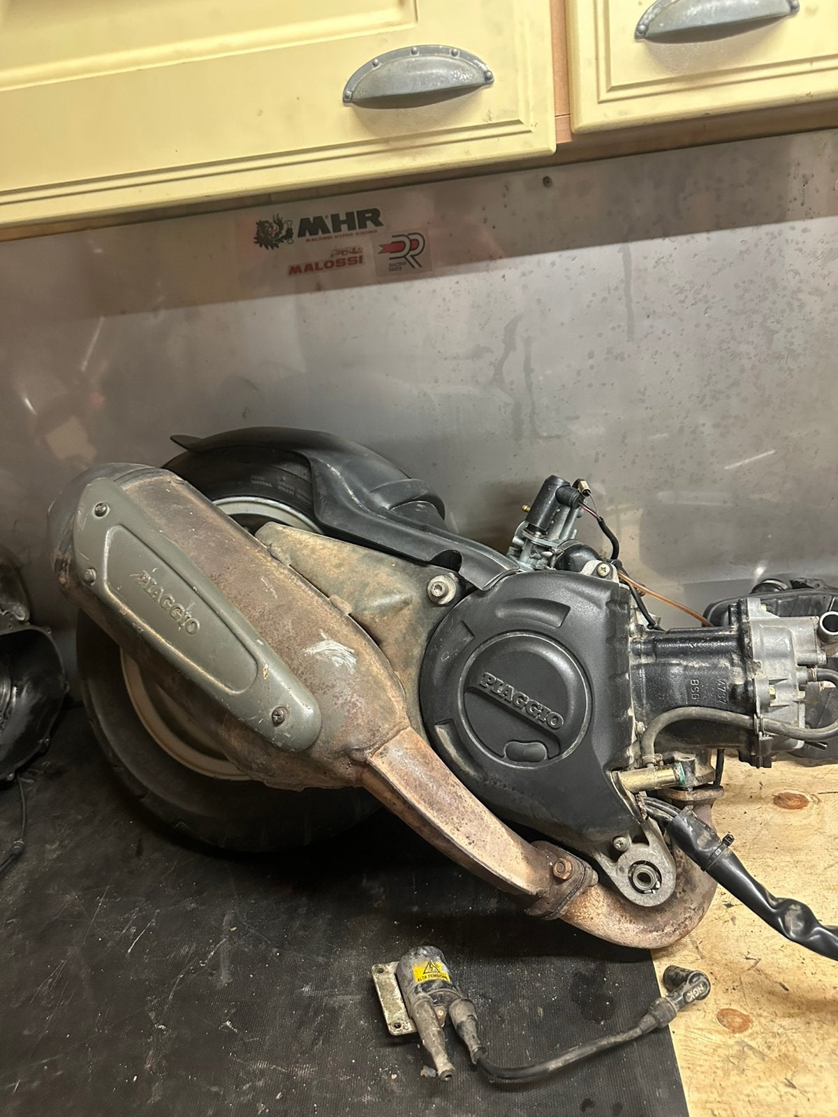Hexagon 125cc blok, Ophalen, Zo goed als nieuw, Blok, Piaggio