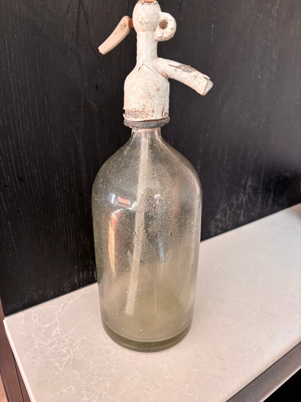 Brocante Franse spuitfles - Vintage Sifonfles, Ophalen of Verzenden