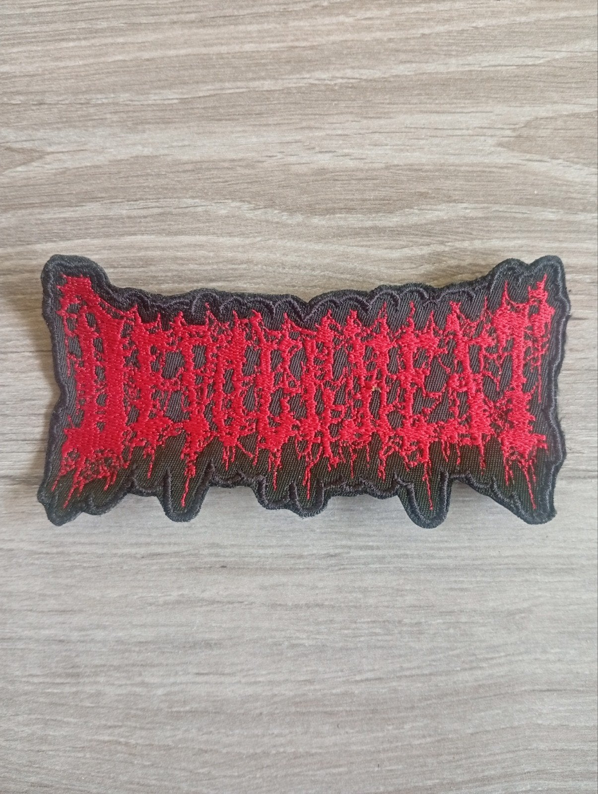 Devourment geborduurd patch - Death Metal band, Ophalen of Verzenden, Nieuw, Overige applicaties