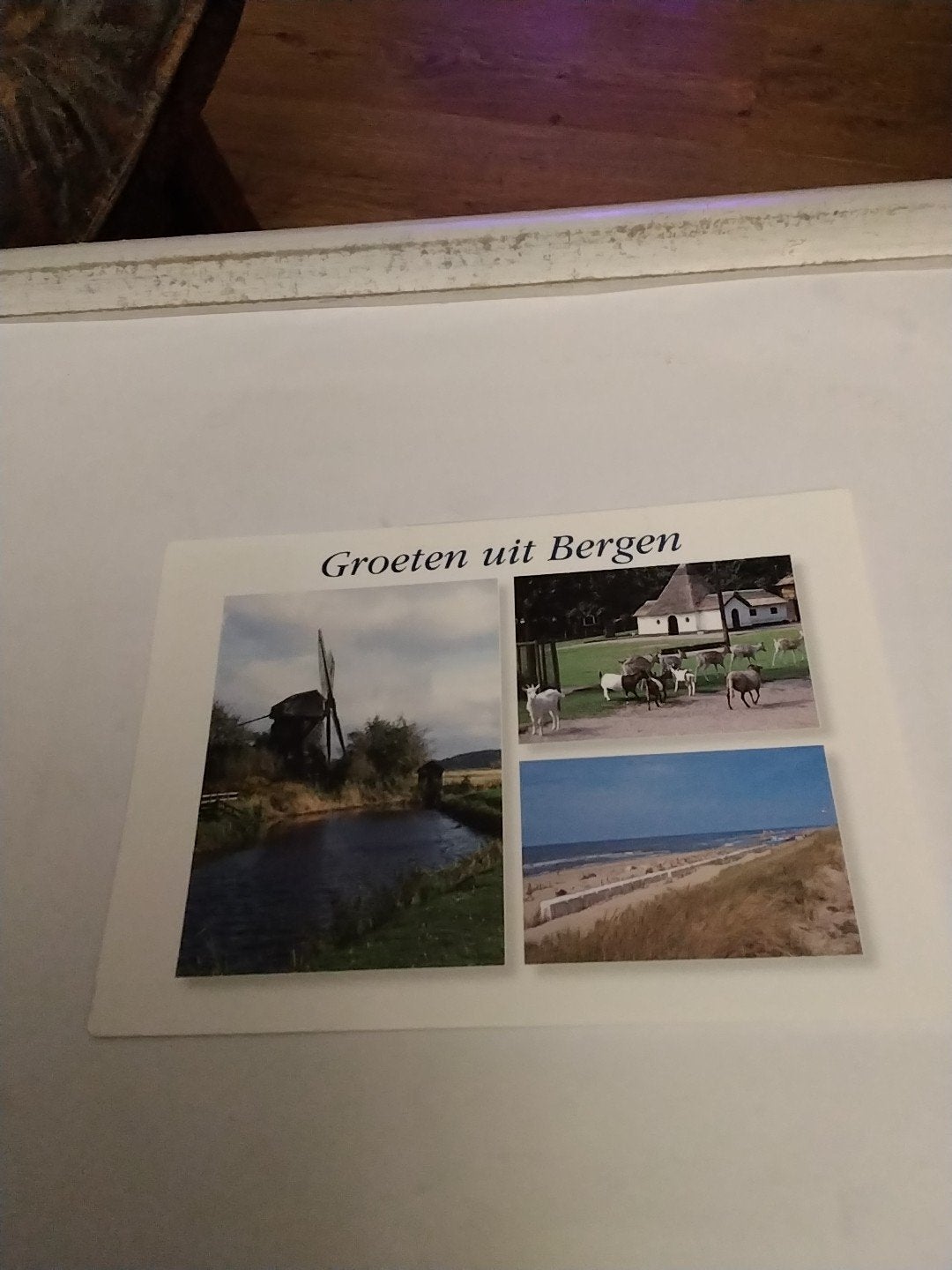 Oude ansichtkaart Groeten uit Bergen (2005), Verzamelen, Ophalen of Verzenden