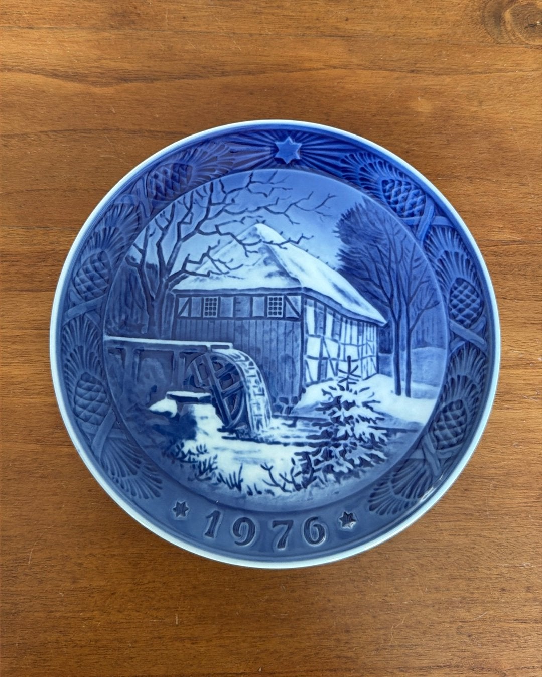 Royal Copenhagen kerst wandbord 1976, Ophalen of Verzenden, Zo goed als nieuw