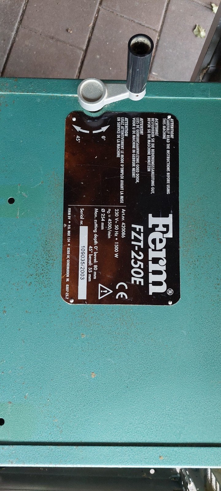 Gebruikte zaagtafel voor grof werk, Ophalen, Gebruikt, Cirkelzaag, 70 mm of meer