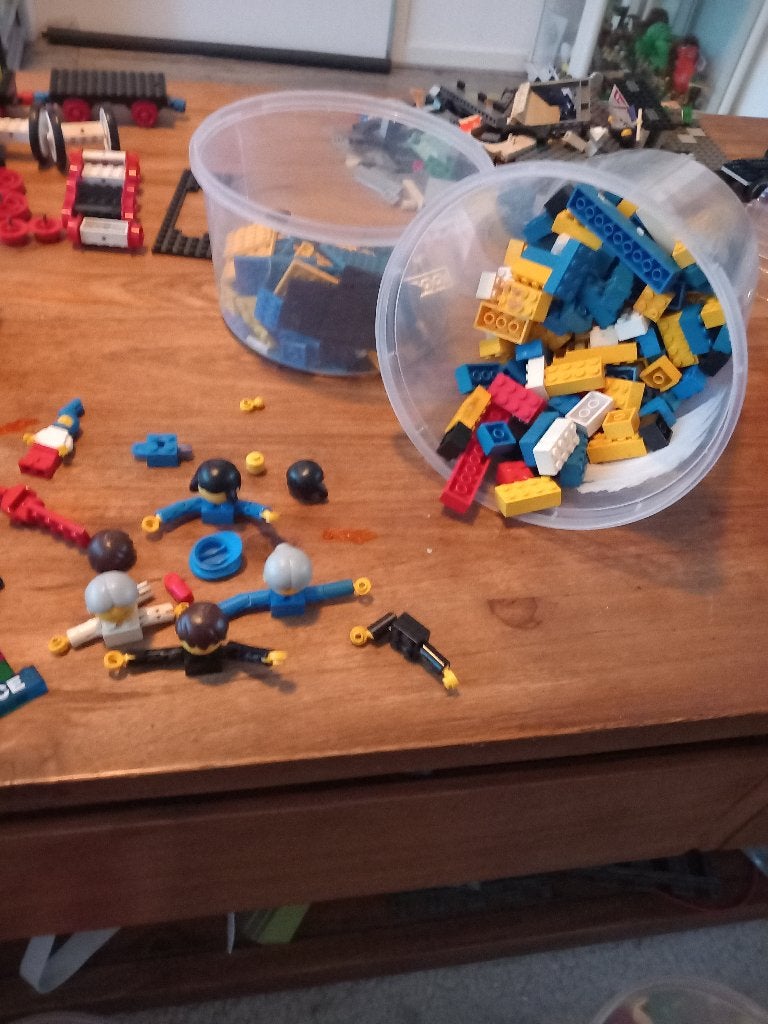 Lego partij uit de jaren 80 kilo 6651, Ophalen of Verzenden, Gebruikt, Lego