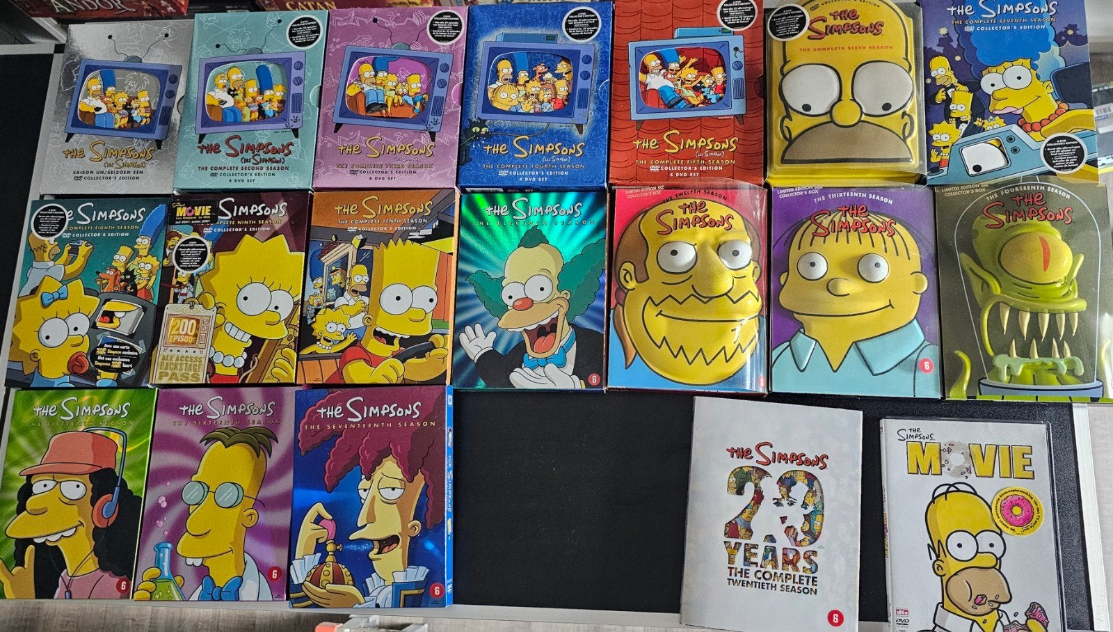 De Simpsons DVD Collectie - Alle Seizoenen en Film, Cd's en Dvd's, Gebruikt, Alle leeftijden, Nederlands, Ophalen of Verzenden