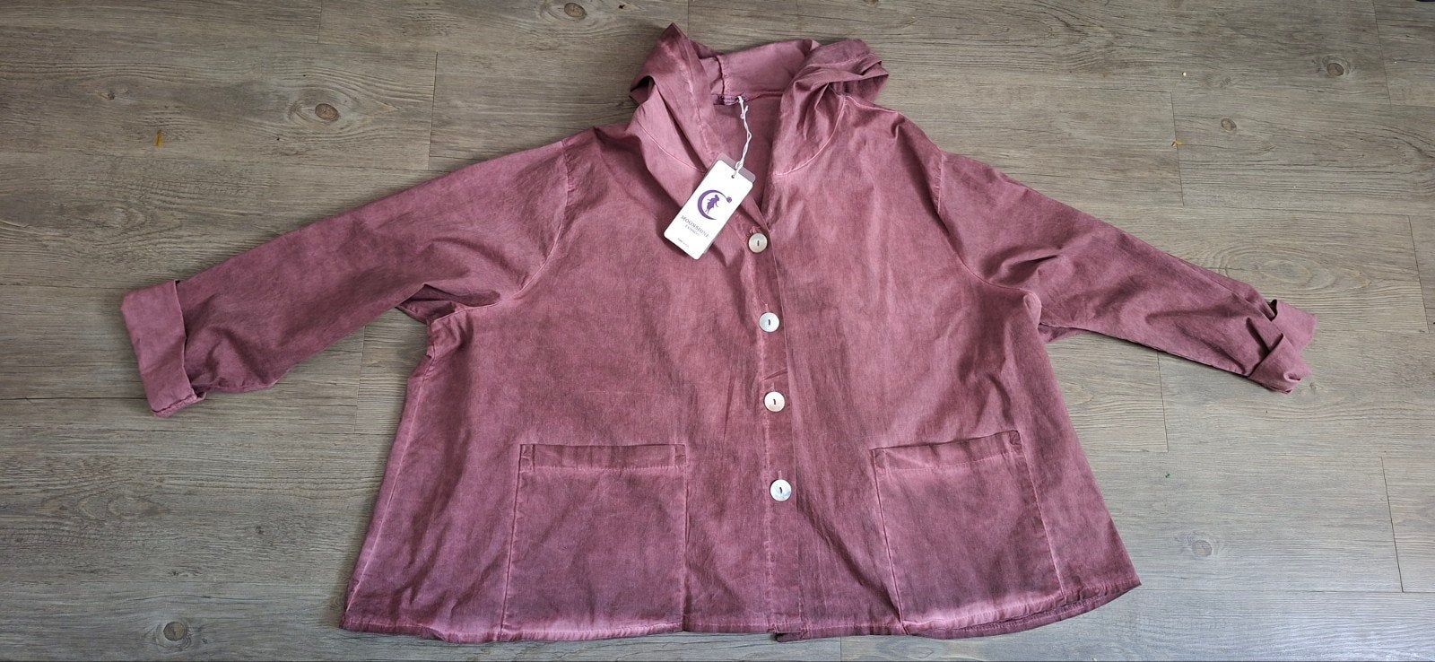 Moonshine Fashion aubergine blouse, 
Maat 3: 54/56/58, Moonshine Fashion, Paars, Maat 46/48 (XL) of groter, Nieuw