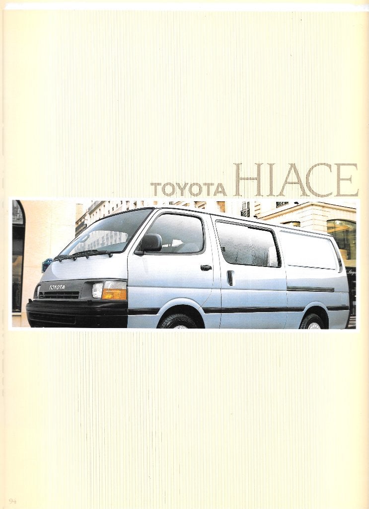 TOYOTA HI-ACE,  1995, Ophalen of Verzenden, Zo goed als nieuw, Toyota