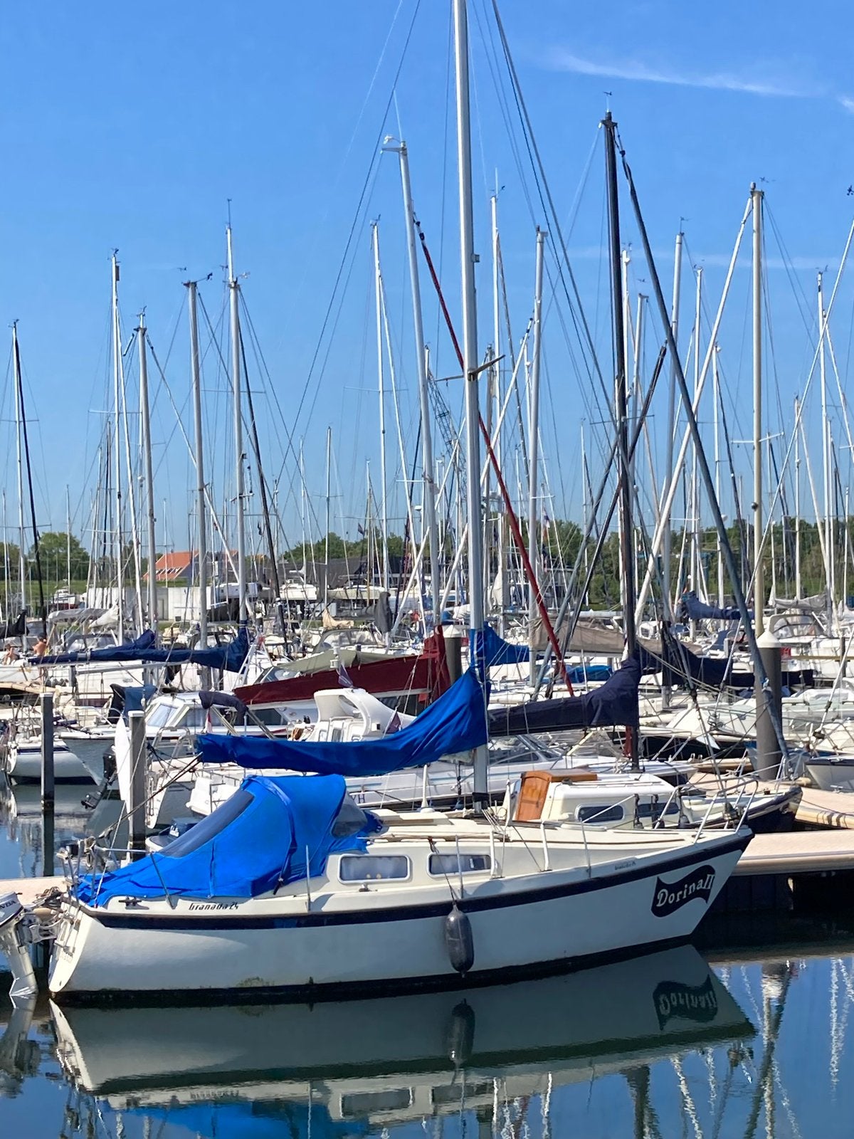 Granada 24, Ophalen, Gebruikt, Traditionele zeilboot, Buitenboordmotor