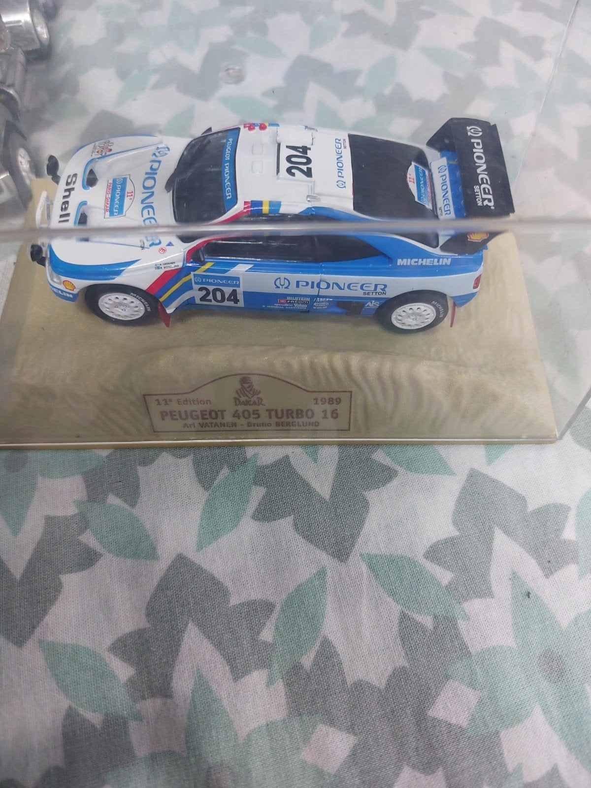 Peugeot 405 Turbo 16 Dakar 1989 schaalmodel, Hobby en Vrije tijd, Modelauto's | 1:43, Ophalen of Verzenden, Zo goed als nieuw