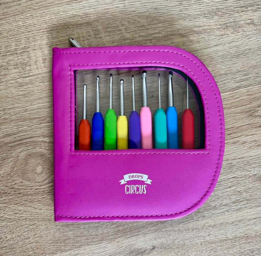 DROPS Circus Softgrip Haaknaalden Complete Set, Ophalen of Verzenden, Nieuw, Haken, Naald