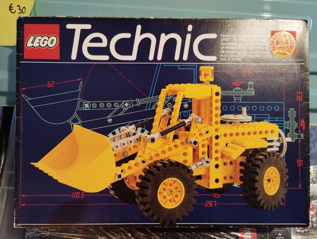 Lego Technic 8853 Graafmachine met doos, Gebruikt, Lego, Ophalen of Verzenden, Technic