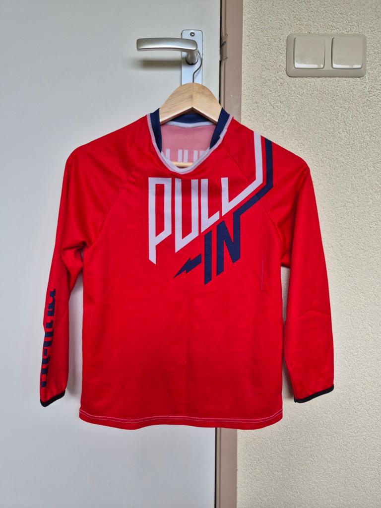 BMX-shirt Pull-In Kenny Cross Shirt Rood Maat XXXS, Ophalen of Verzenden