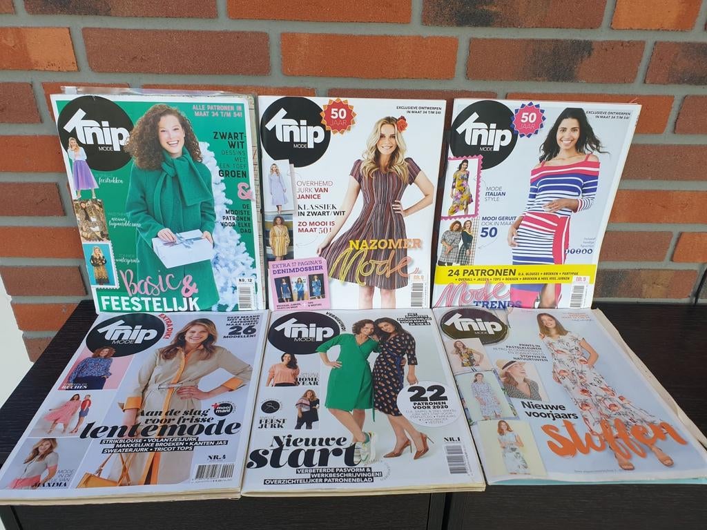 Knipmode tijdschriften met patronen, Ophalen of Verzenden, Vrouw, Knipmode