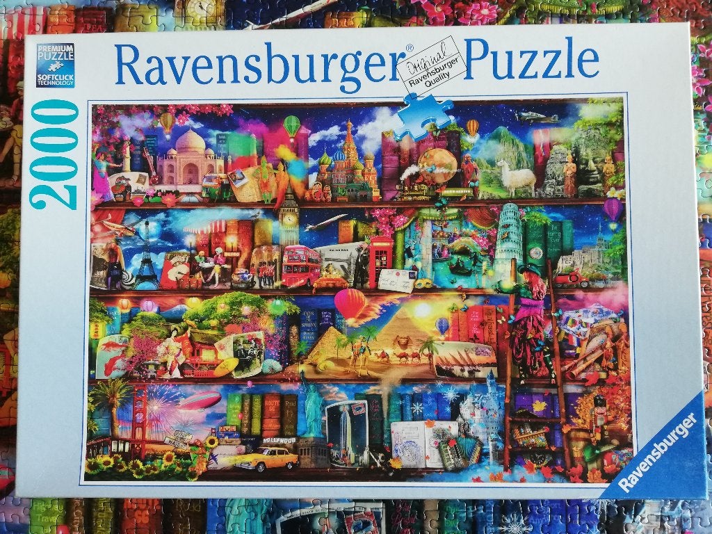 Puzzel 2000 stukjes: Wereld van de Boeken, Ophalen of Verzenden, Meer dan 1500 stukjes, Gebruikt, Legpuzzel