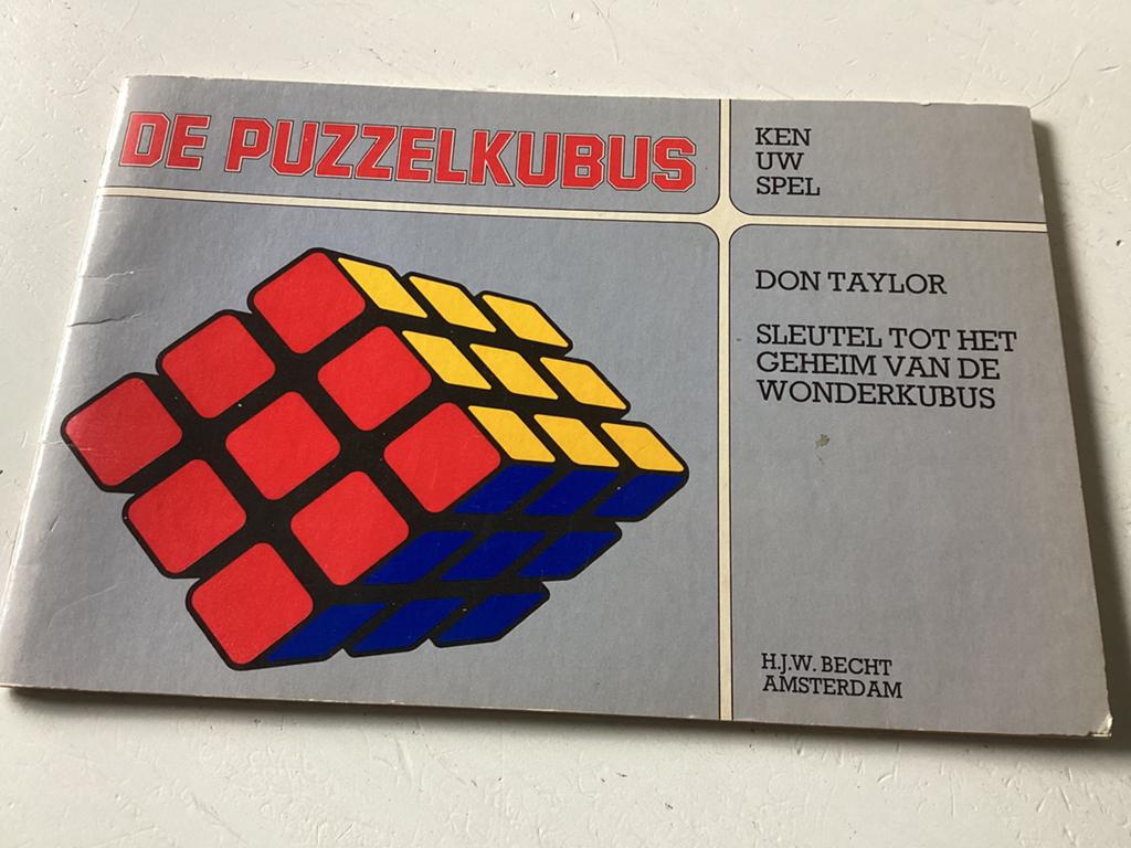 De Puzzelkubus Don Taylor (Rubiks Cube), Hobby en Vrije tijd, Denksport en Puzzels, Zo goed als nieuw, Rubik's of 3D-puzzel, Minder dan 500 stukjes