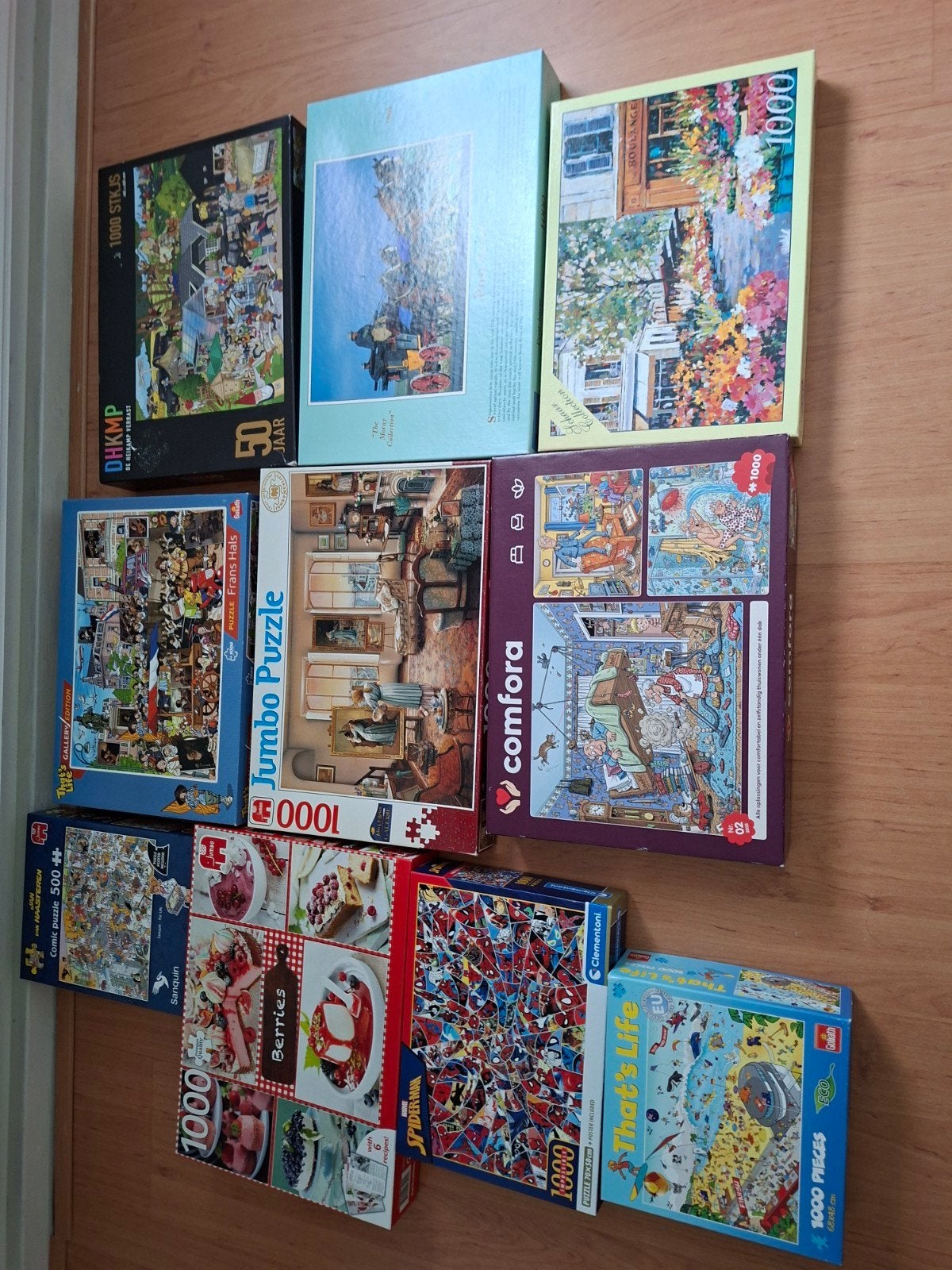 legpuzzels 10 stuks samen voor, Ophalen