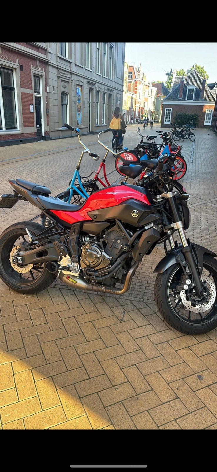 Yamaha mt 07 - 17k km, akrapovic system, Motoren, Ophalen, Gebruikt
