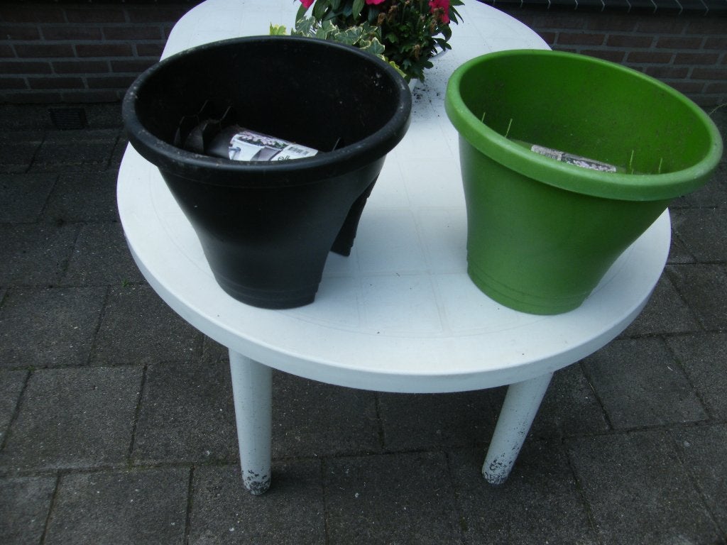 balkon bloempotten, Kunststof, Balkon, Rond, Ophalen of Verzenden