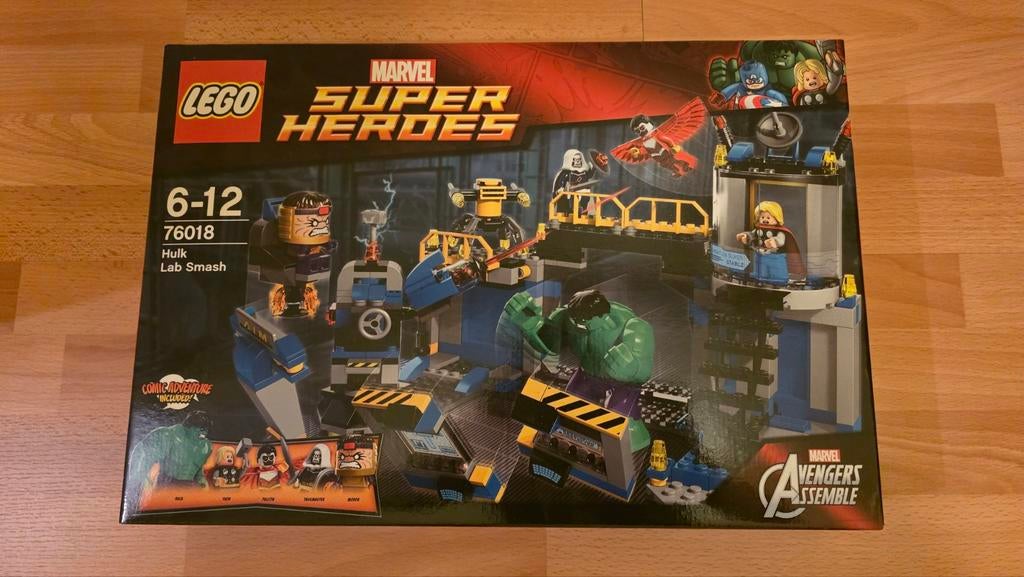 LEGO Marvel Super Heroes 76018 Hulk Lab Smash Nieuw., Ophalen, Nieuw, Complete set, Lego