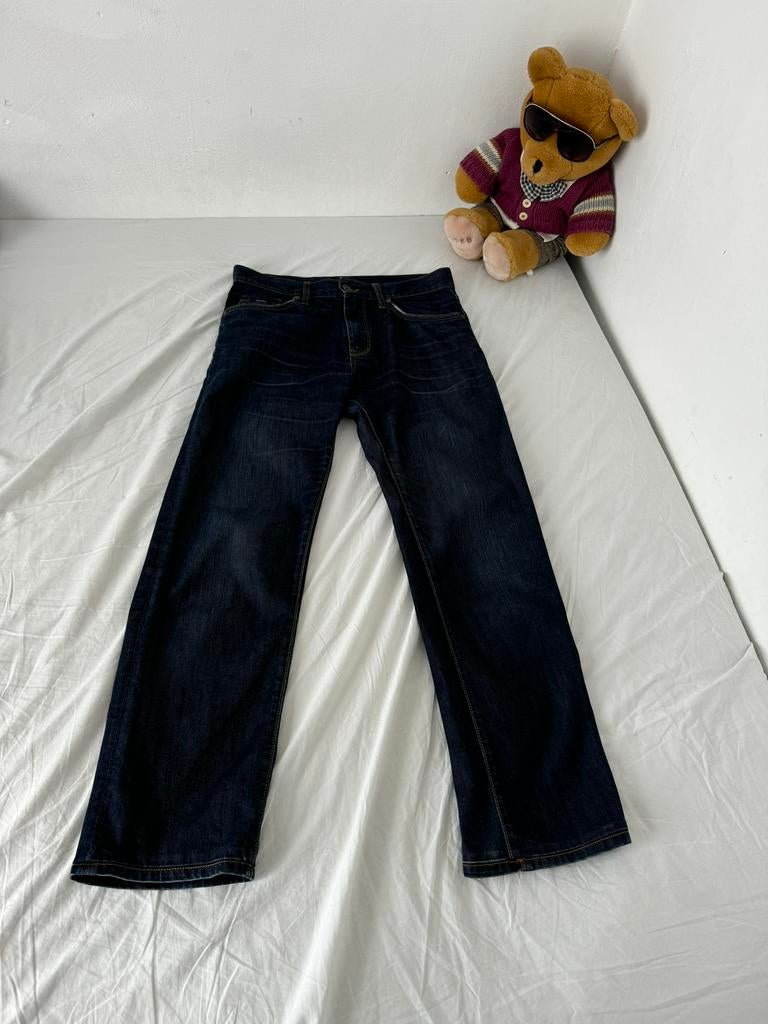 Hugo Boss stretch jeans, Ophalen of Verzenden, Zo goed als nieuw, Blauw, W36 - W38 (confectie 52/54)