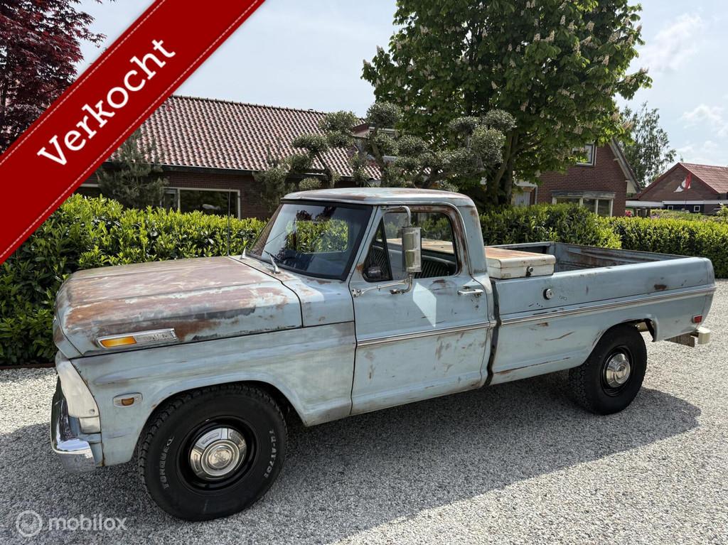 Ford F250 V8 AUT Pick-up 1968| Topstaat | Prachtige Patina, Gebruikt, 8 cilinders, 2 stoelen, 5899 cc