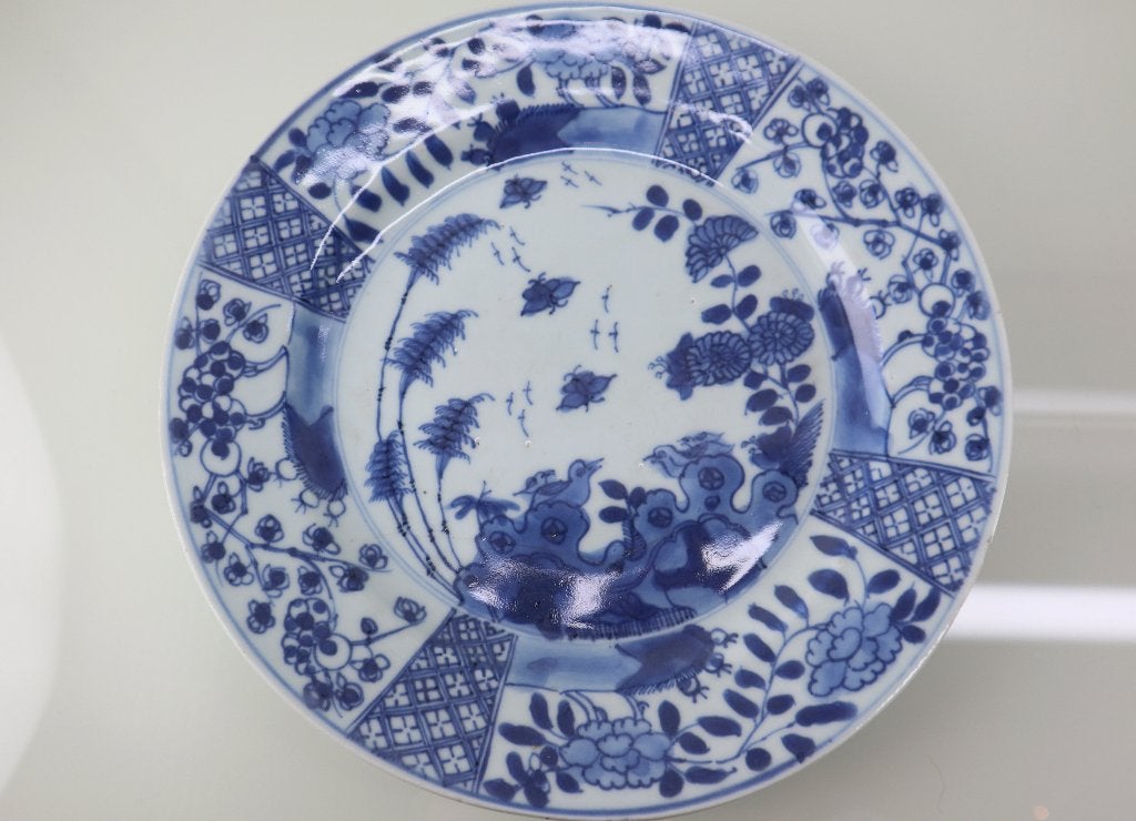 Set antieke Chinees porseleinen borden, Antiek en Kunst, Ophalen of Verzenden