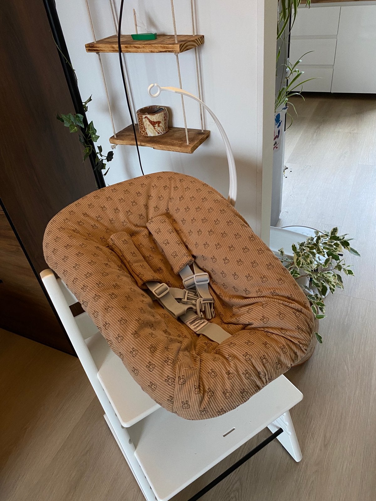 Rib hoes met dikke vulling voor newborn set van stokke, Ophalen of Verzenden, Nieuw, Meegroeistoel, Stoelverkleiner