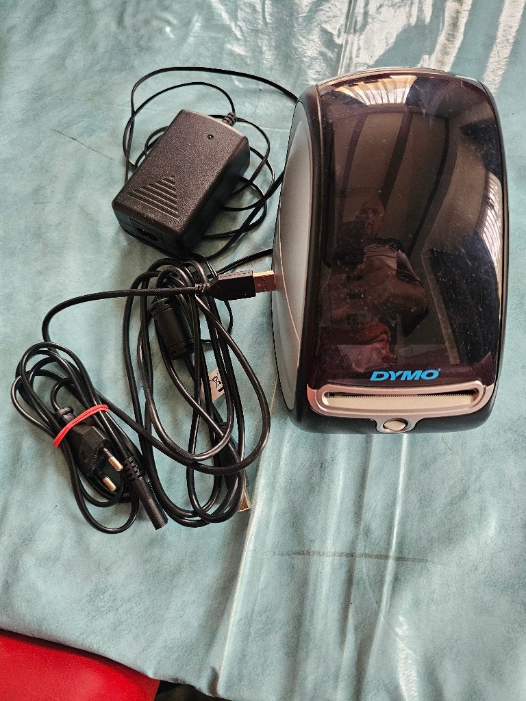 Dymo LabelWriter 450 labelprinter met kabels en etiketten, Ophalen of Verzenden, Gebruikt, Etiket, Dymo