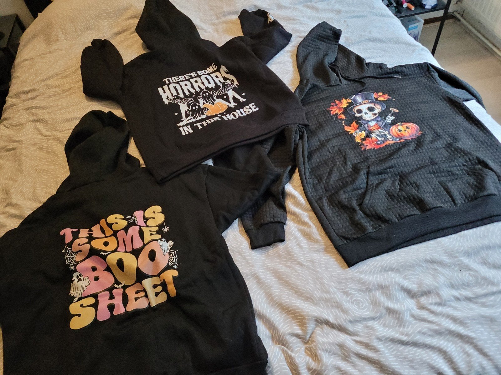 Halloween hoodies M/L - Leuk voor Halloween!, Zwart, Lange mouw, Gedragen, Ophalen