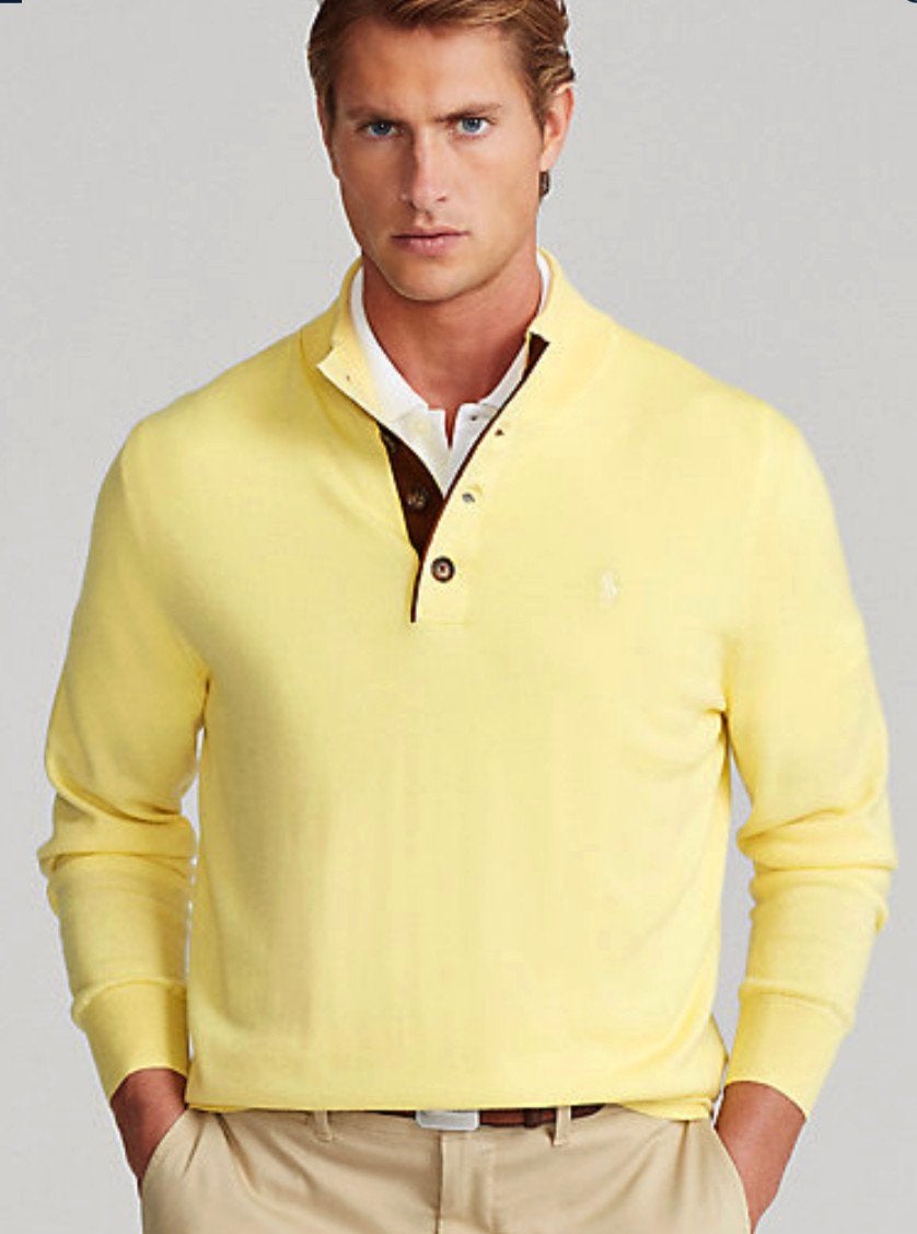 Ralph Lauren Polo Golf maat L nieuw geel origineel, Maat 52/54 (L), Geel, Ralph Lauren, Nieuw
