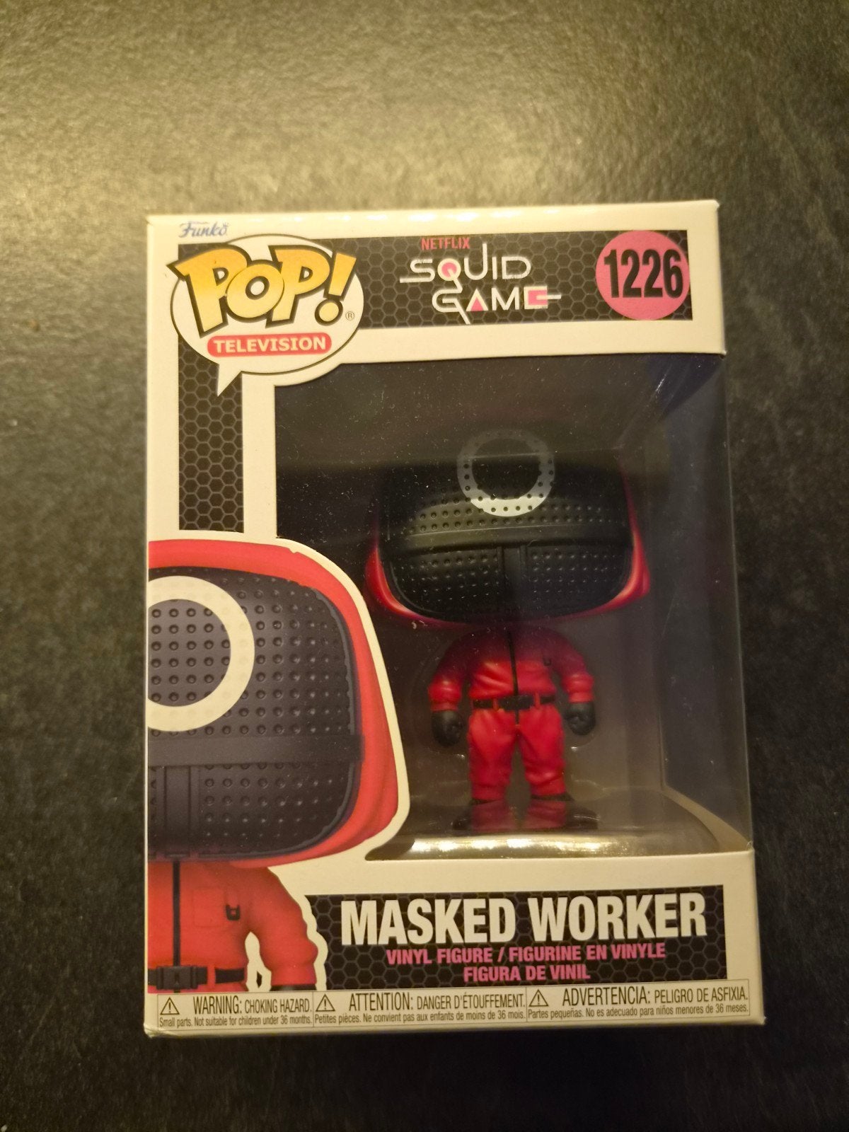 Funko Pop! Television: Squid Game - Masked Worker (1226), Ophalen of Verzenden, Zo goed als nieuw