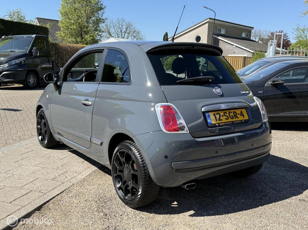 Fiat 500 0.9 TwinAir 86pk automaat half leder park.sensoren, Euro 5, 86 pk, Gebruikt, Met garantie (alle)