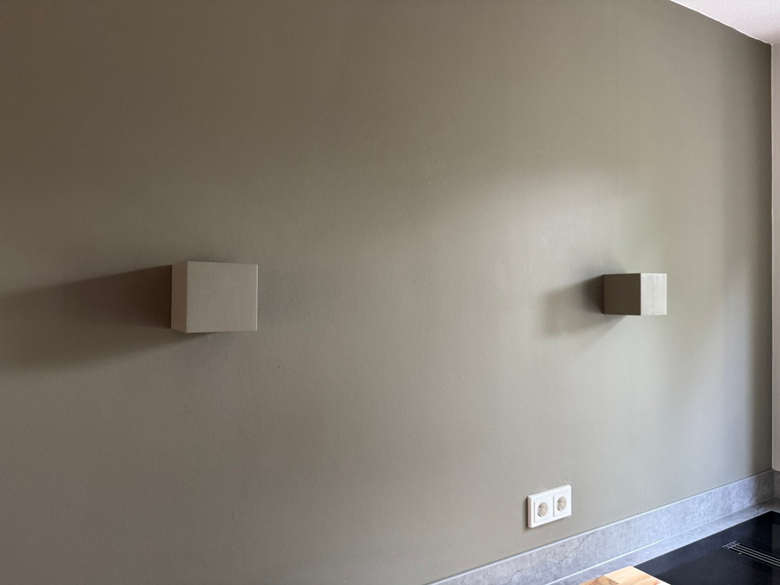 Wandlichten 2 stuks, Huis en Inrichting, Lampen | Wandlampen, Ophalen, Overige materialen, Gebruikt, Up & down verlichting