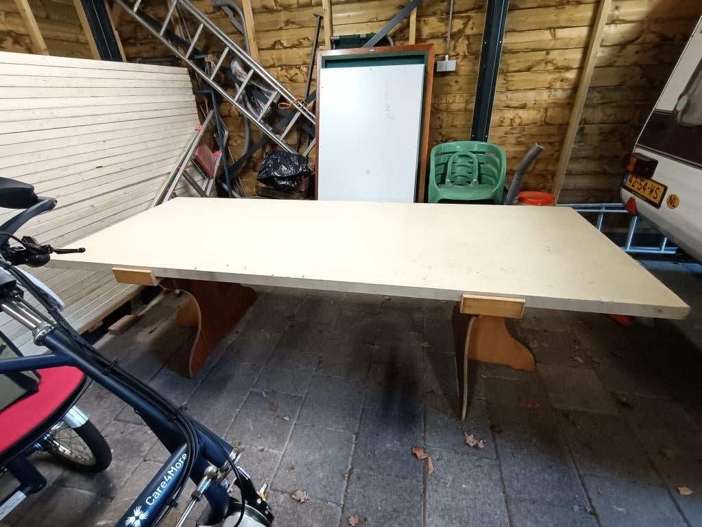 markkramtafels, Gebruikt, 75 cm of meer, Ophalen of Verzenden, 150 tot 200 cm